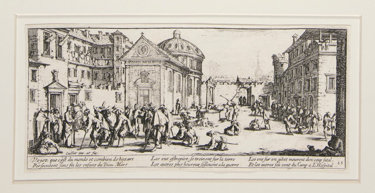 Krigens store elendighed: nr. 15 - L af Jacques Callot