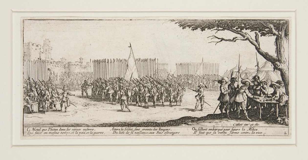 Krigens store elendighed: nr. 2 - L af Jacques Callot