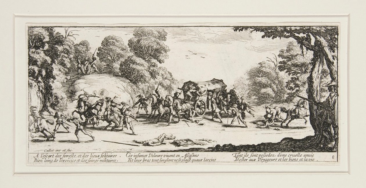 Krigens store elendighed: nr. 8 - L af Jacques Callot