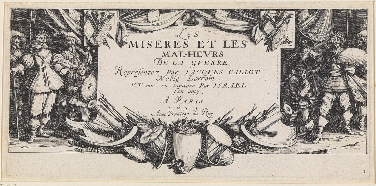 Krigens elendighed og ulykker af Jacques Callot