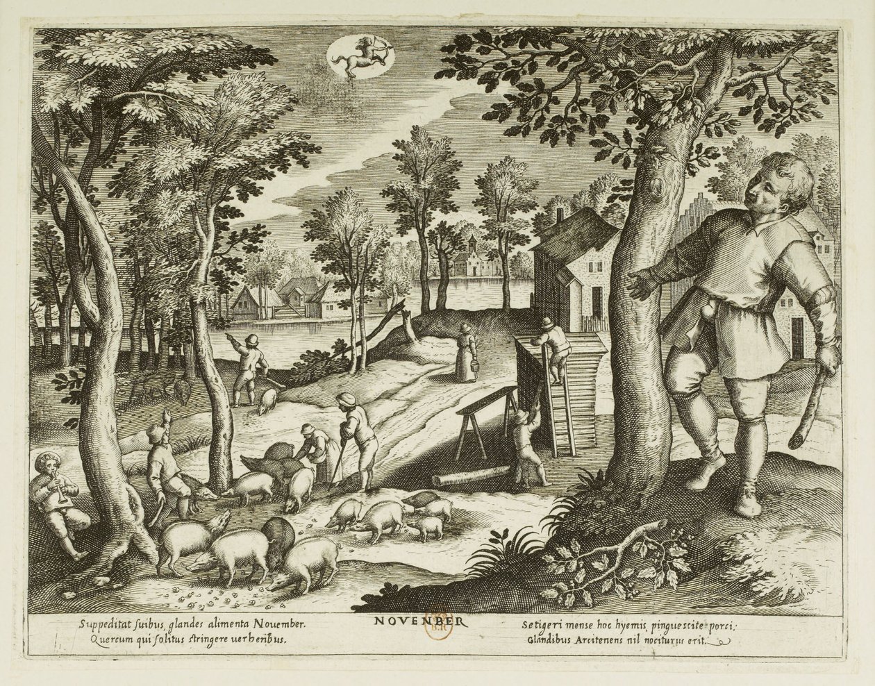 Måned. 11, november af Jacques Callot