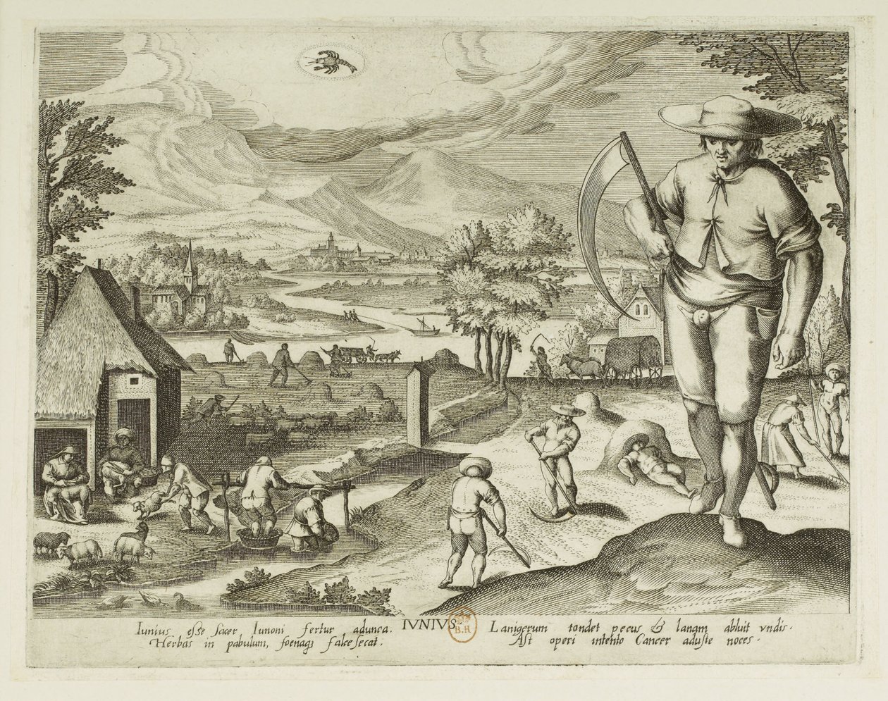 6. måned, juni af Jacques Callot
