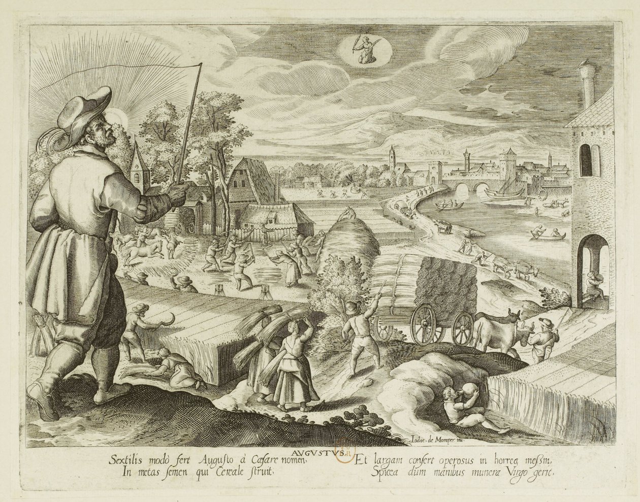 Måned. 8, august af Jacques Callot