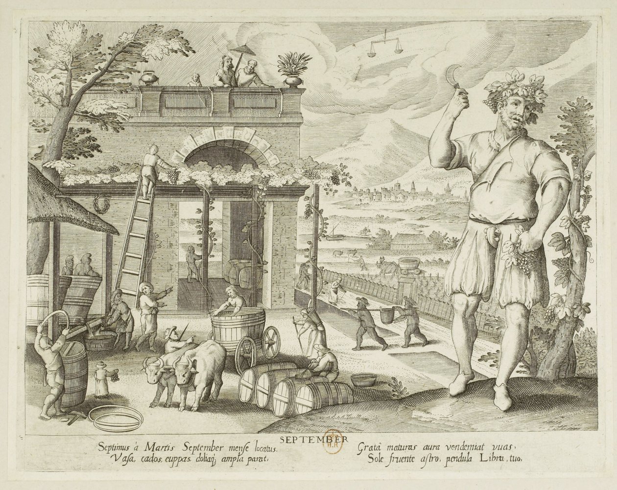 Måned. 9, september af Jacques Callot