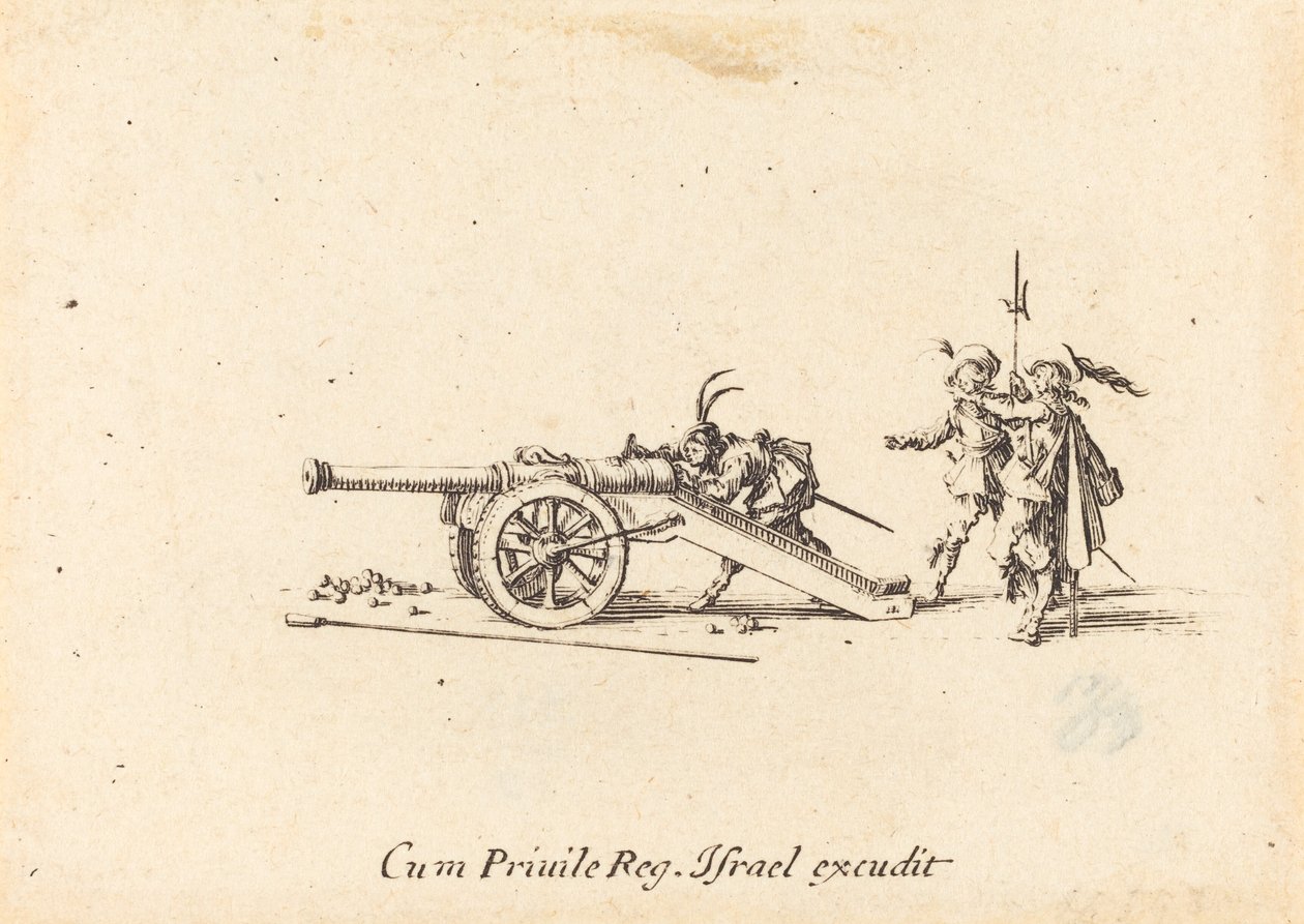 Lader kanonen af Jacques Callot