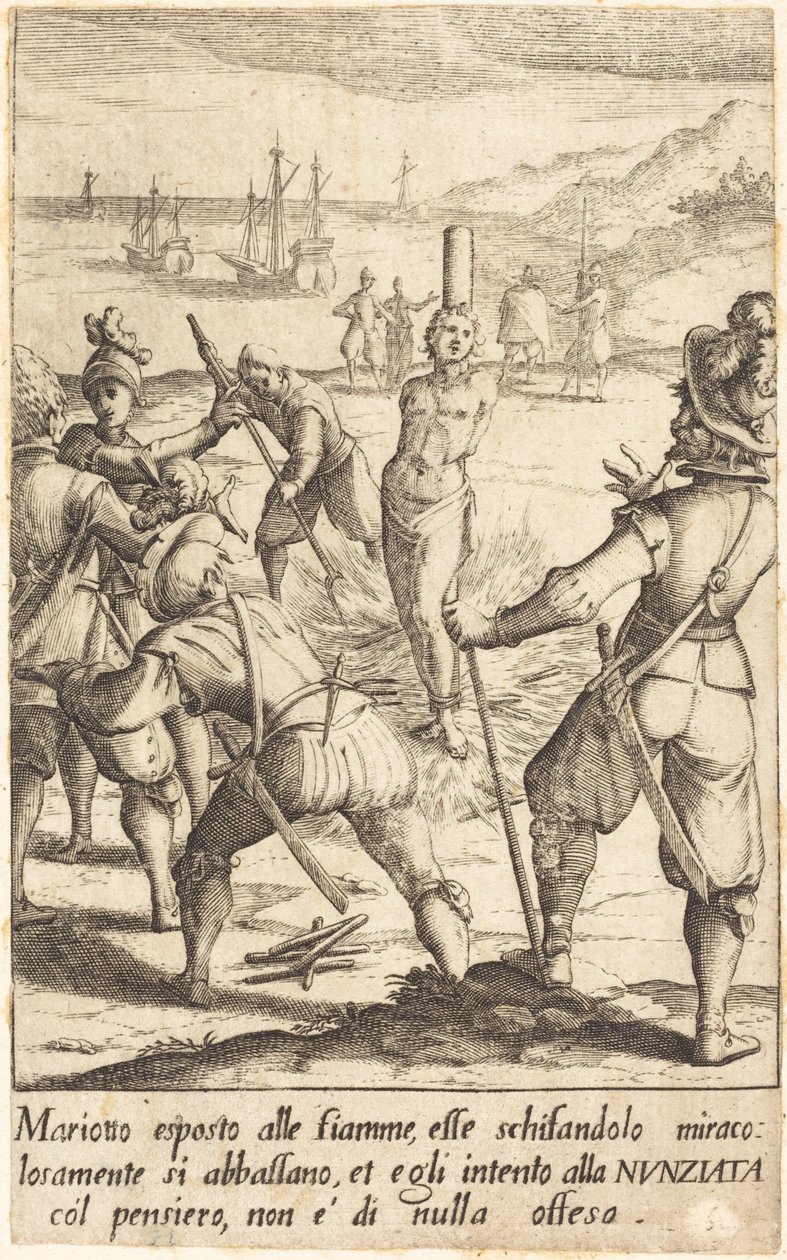 Mariotto, 1619. af Jacques Callot