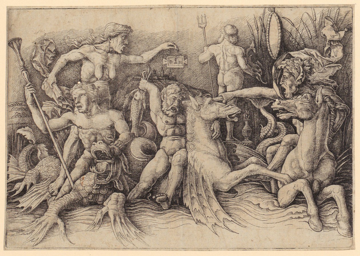 Den hellige Barnabas’ martyrium, blad 15 i serien »Apostlenes martyrium« af Jacques Callot