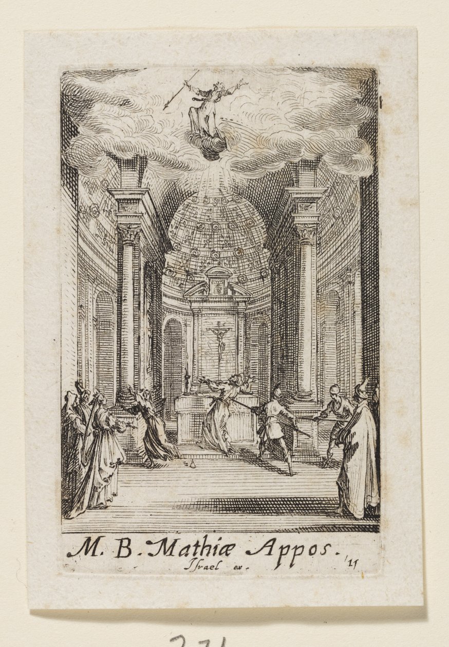 Apostlen Matthæus (Mathiae Appos.) af Jacques Callot