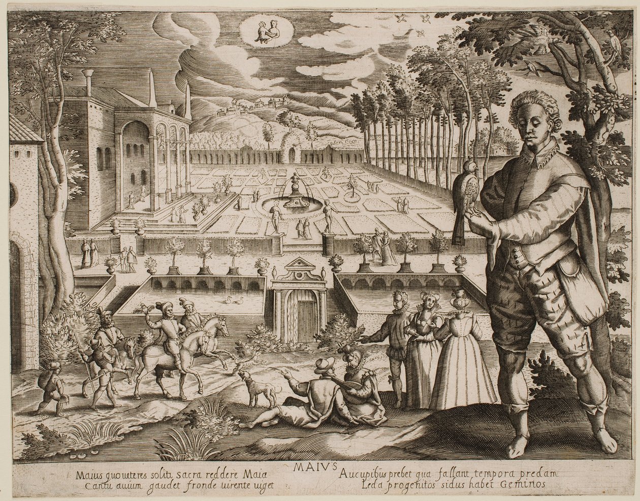 Maj, fra serien »Månederne« af Jacques Callot