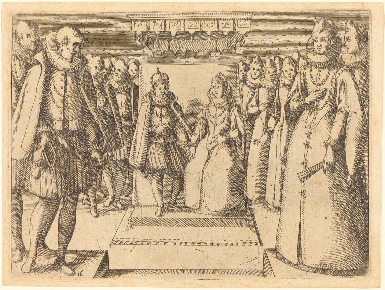 Møde mellem Margaret af Østrig og Filip III af Jacques Callot