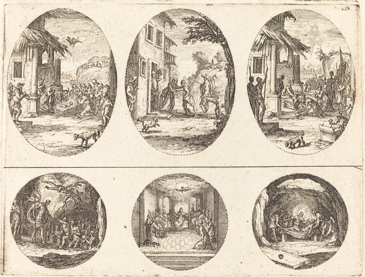 Passionens mysterier af Jacques Callot