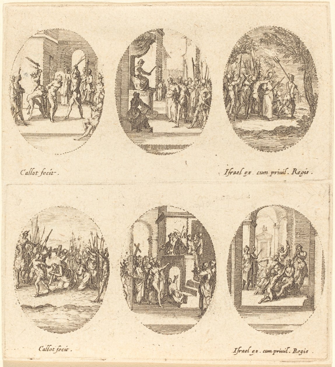 Lidenskabens mysterier, ca. 1631. af Jacques Callot