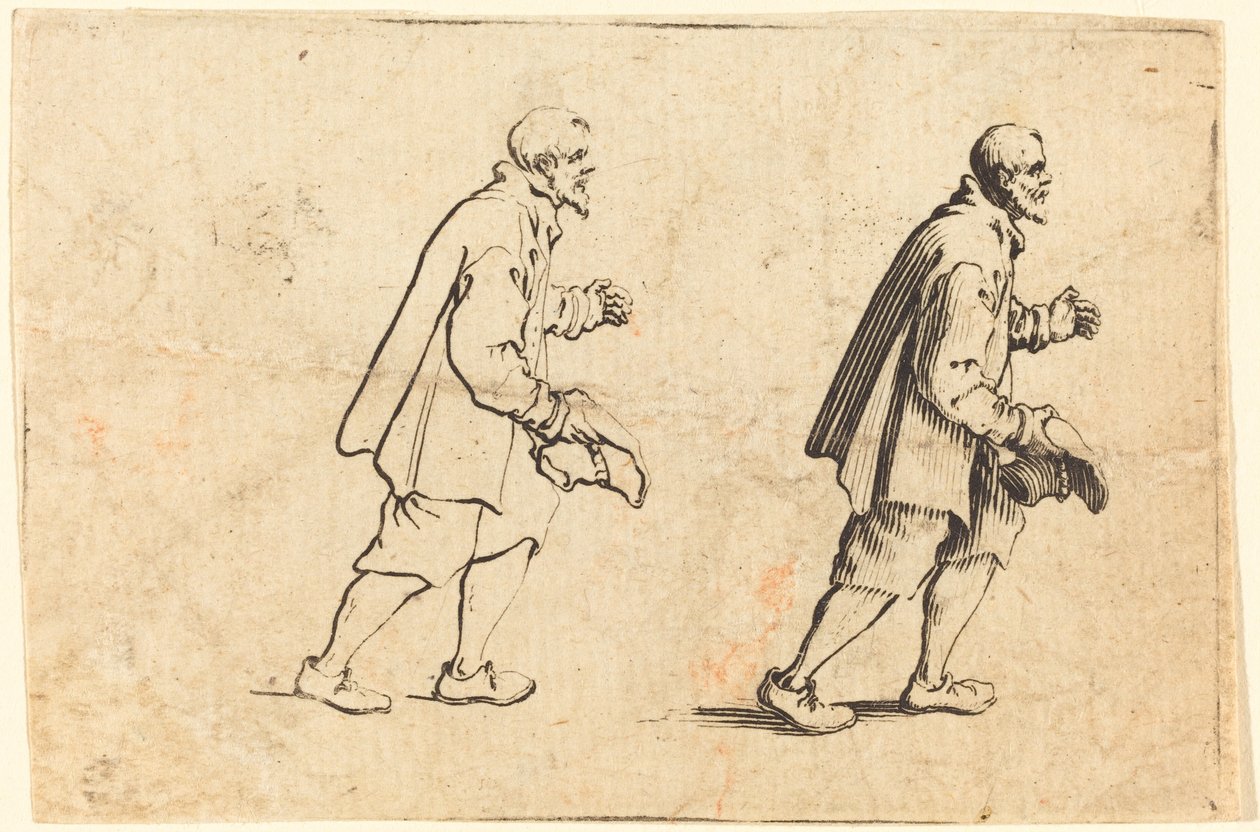 Bonde med Hat i Haand af Jacques Callot