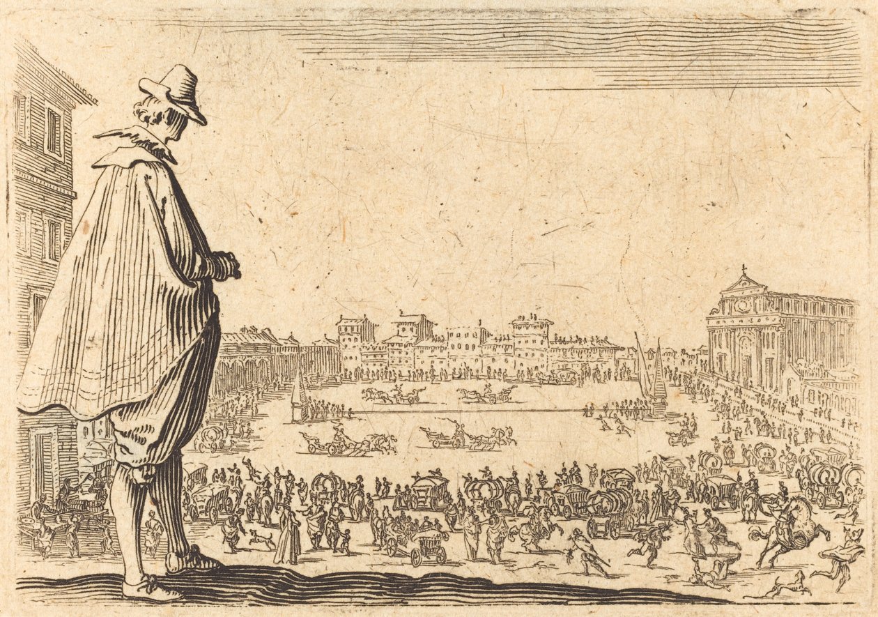 Piazza Santa Maria Novella, Firenze af Jacques Callot