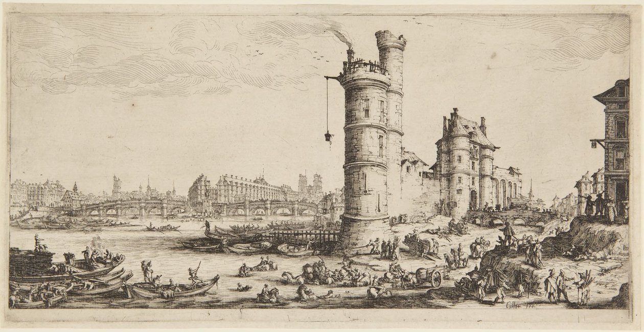 Pont-Neuf af Jacques Callot