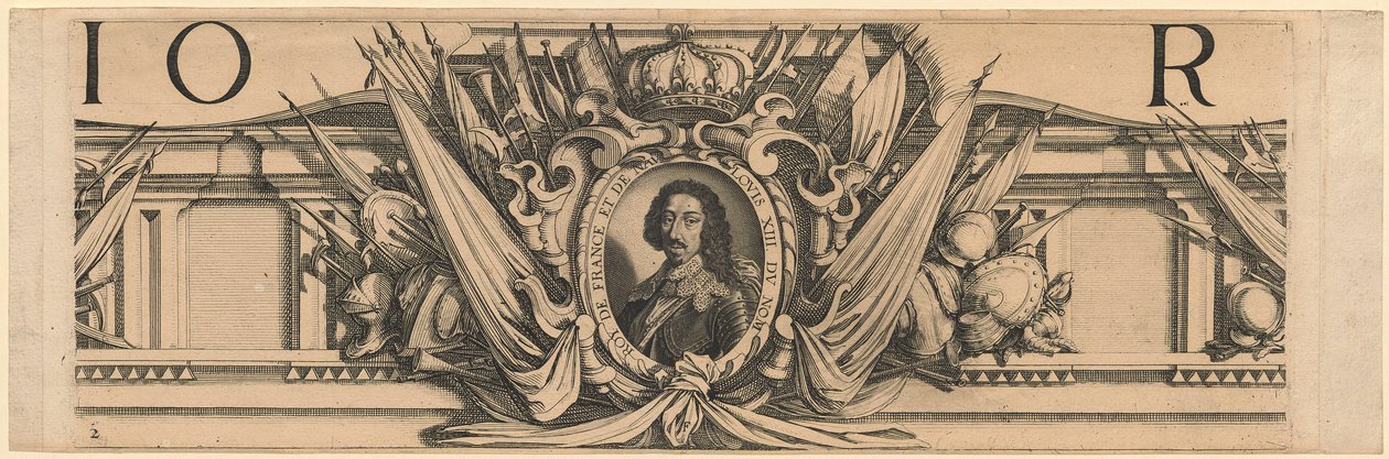 Portræt af kong Ludvig XIII af Jacques Callot