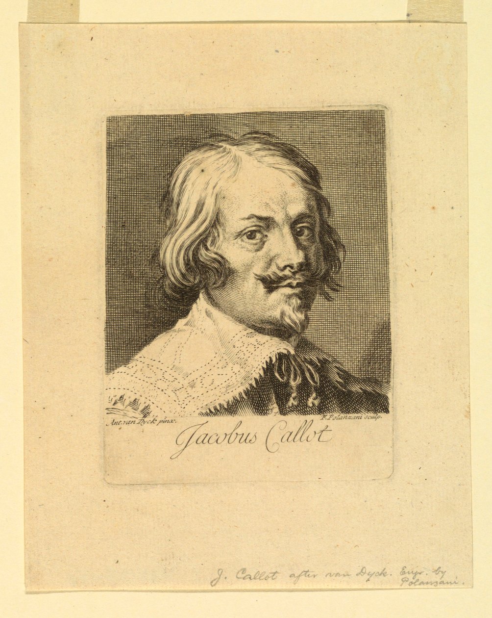 Portræt af Jacques Callot af Jacques Callot