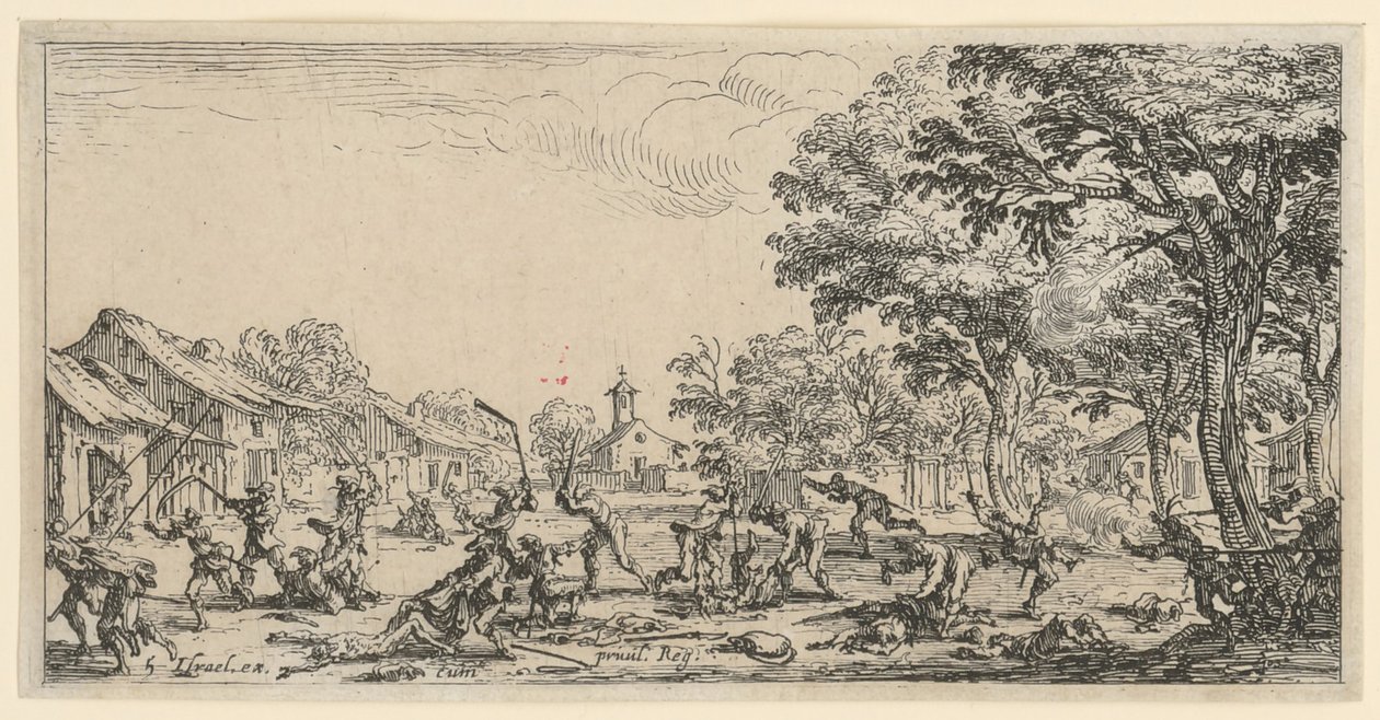 Bøndernes hævn af Jacques Callot