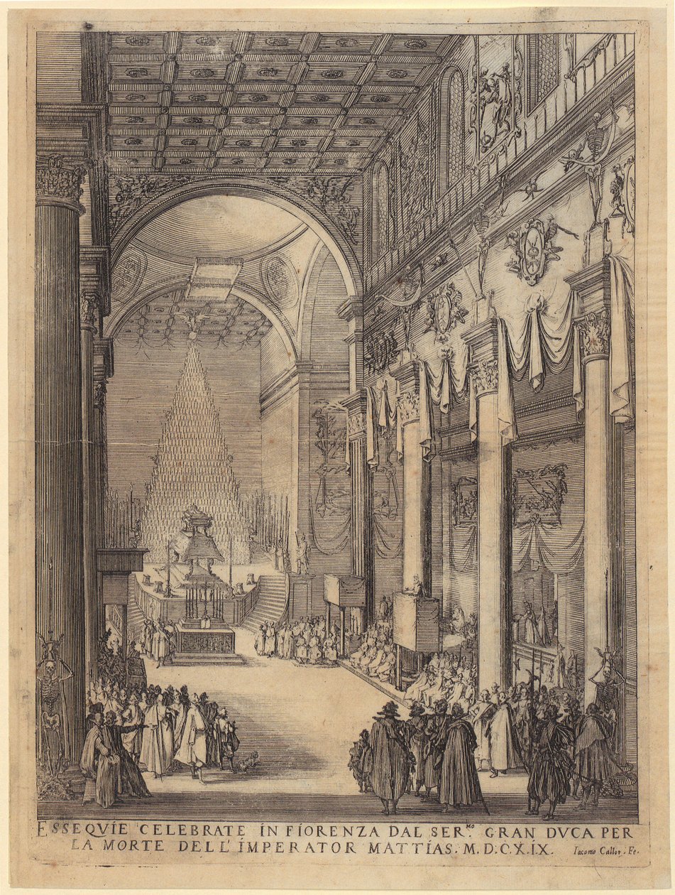 Requiem til ære for kejser Matthias af Jacques Callot