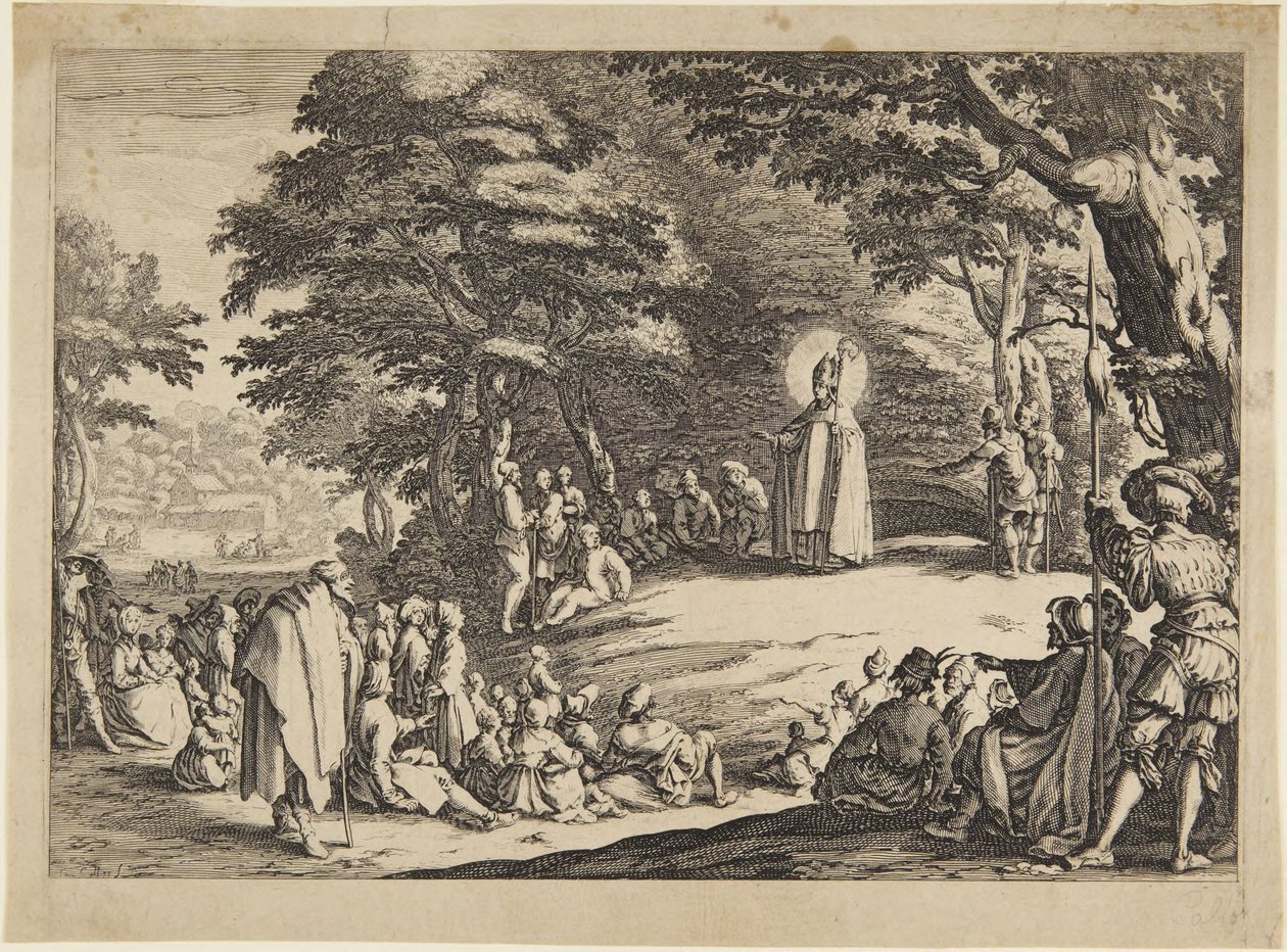 Sankt Amond, Sankt Nikolaus eller Sankt Severin af Jacques Callot