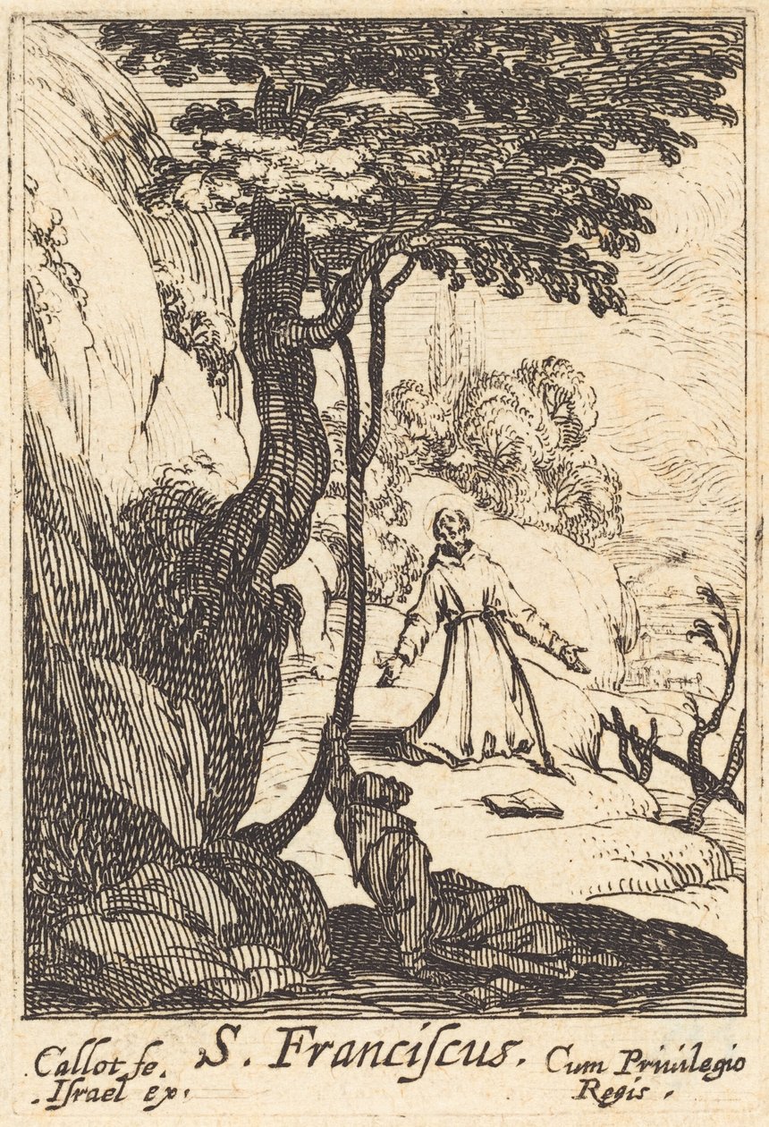 Sankt Frans, 1592-1635. af Jacques Callot