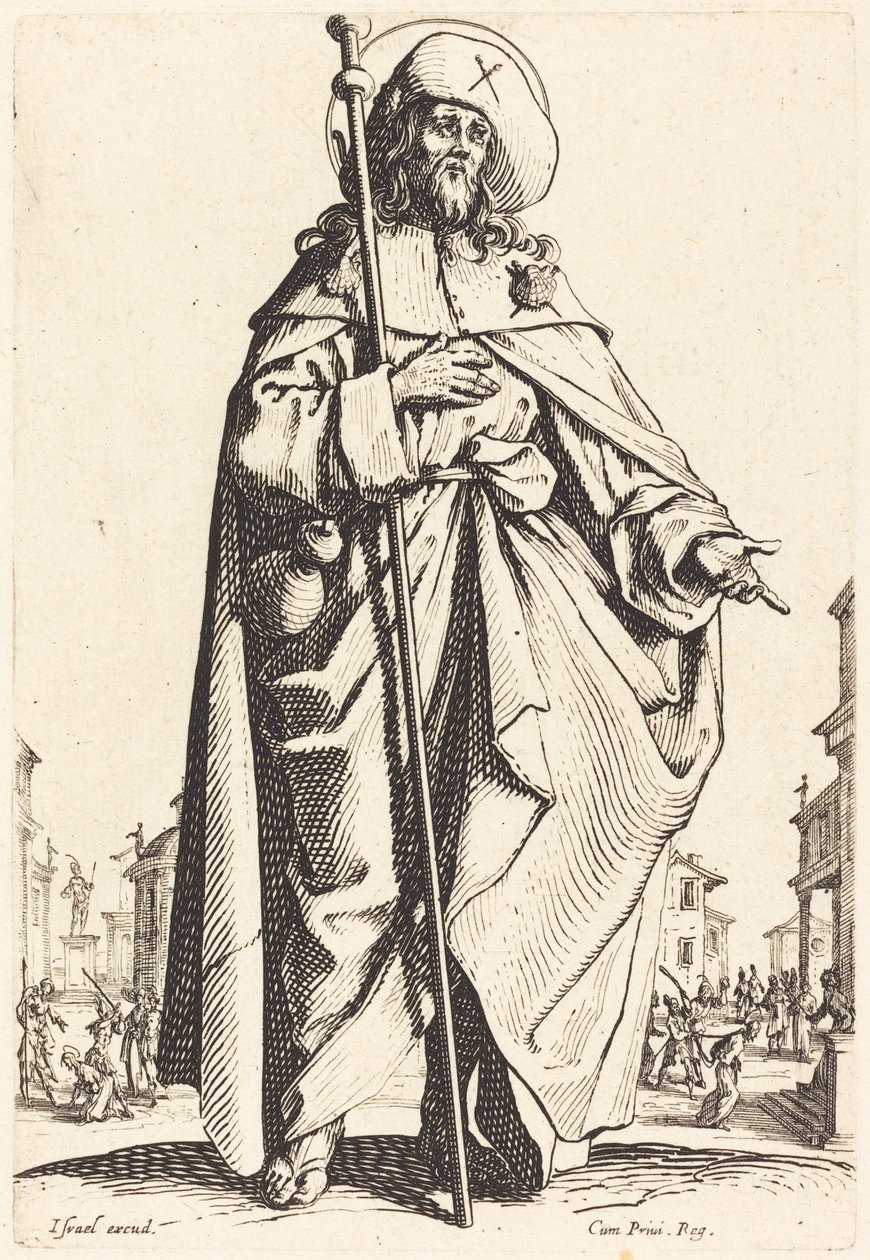 Den hellige Jakob den Store af Jacques Callot