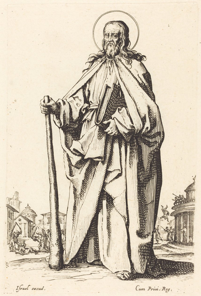 Sankt Jakob den Yngre af Jacques Callot