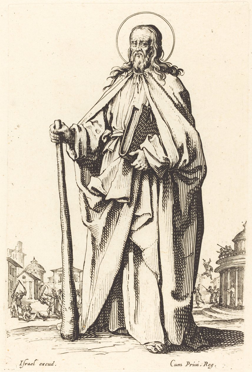 Saint James the Less, udgivet 1631. af Jacques Callot