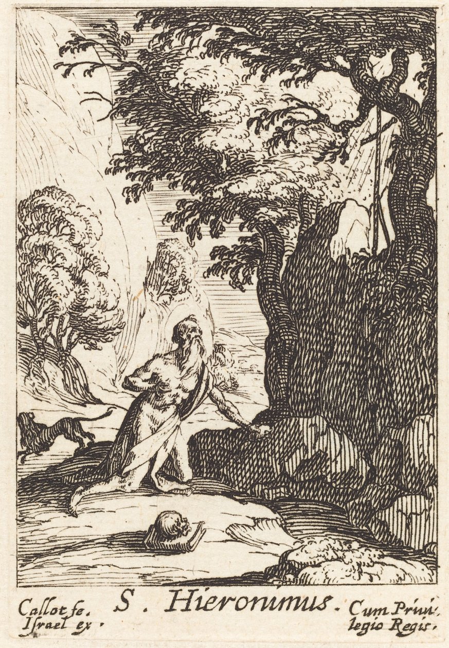 Sankt Jerome af Jacques Callot