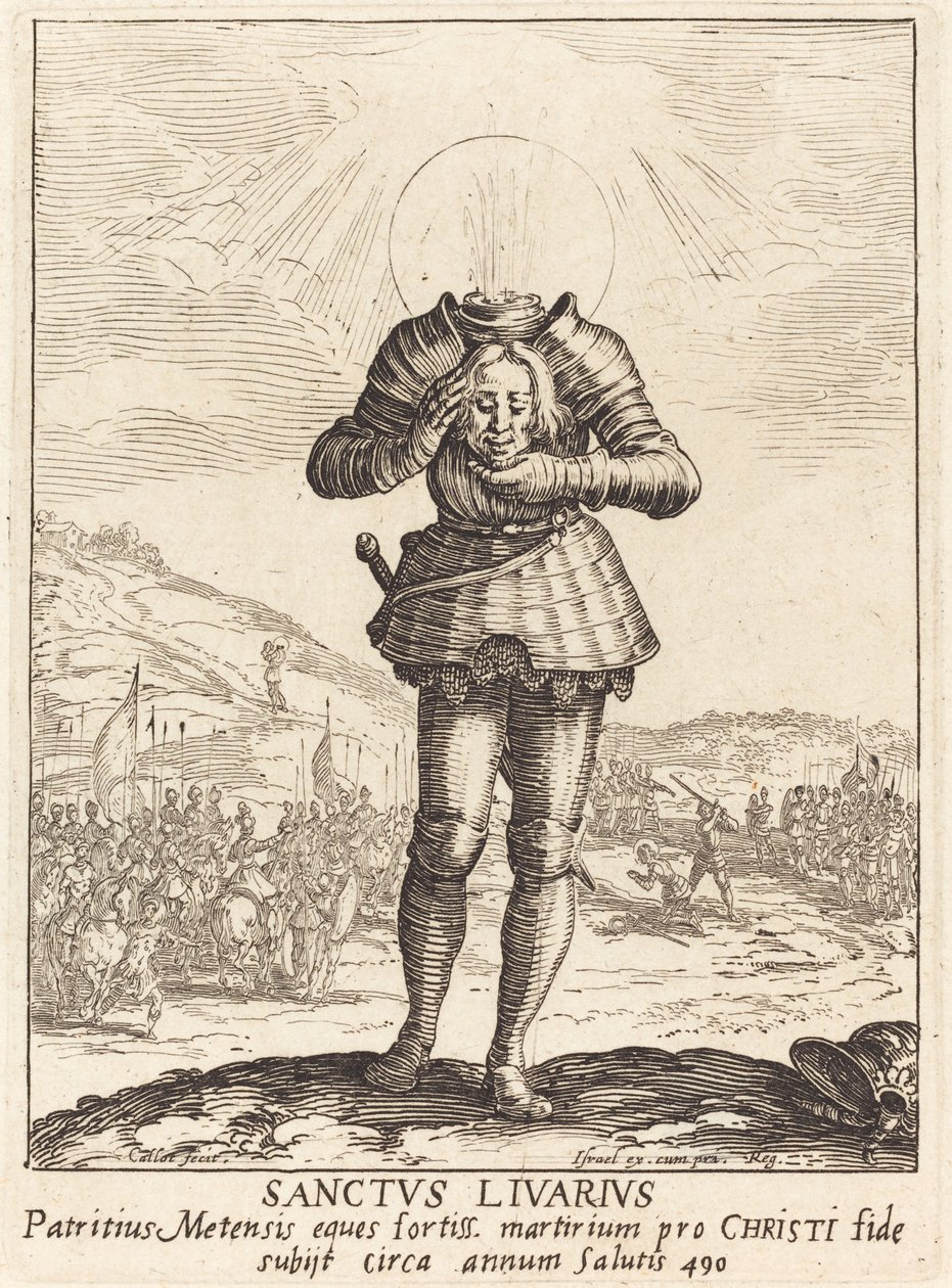 Saint Livier af Jacques Callot