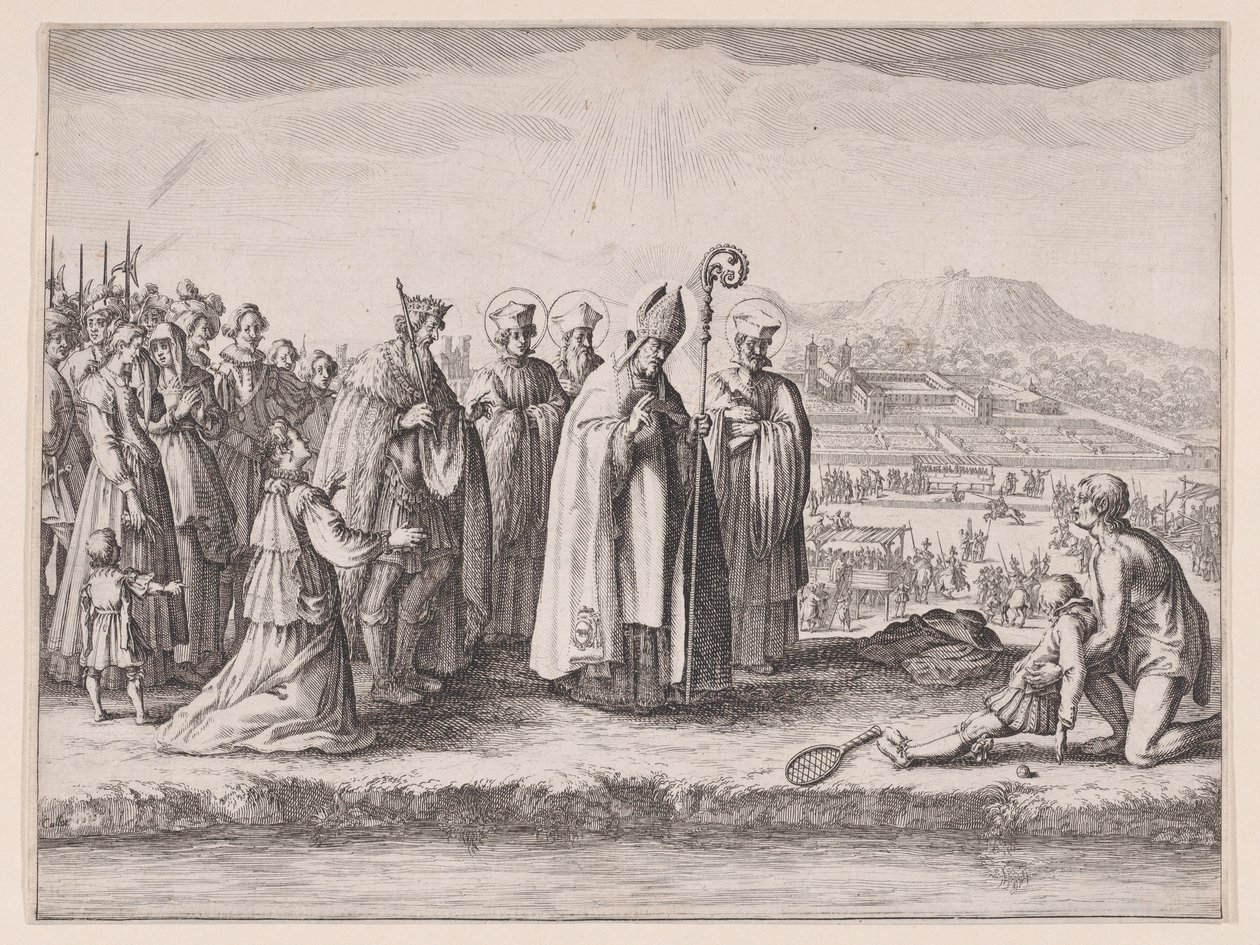 Saint Mansuy, et stykke, der også kaldes Saint Mansuet eller La Raquette (Saint Mansuy, et stykke, der også kaldes Saint Mansuet eller The Racket) af Jacques Callot