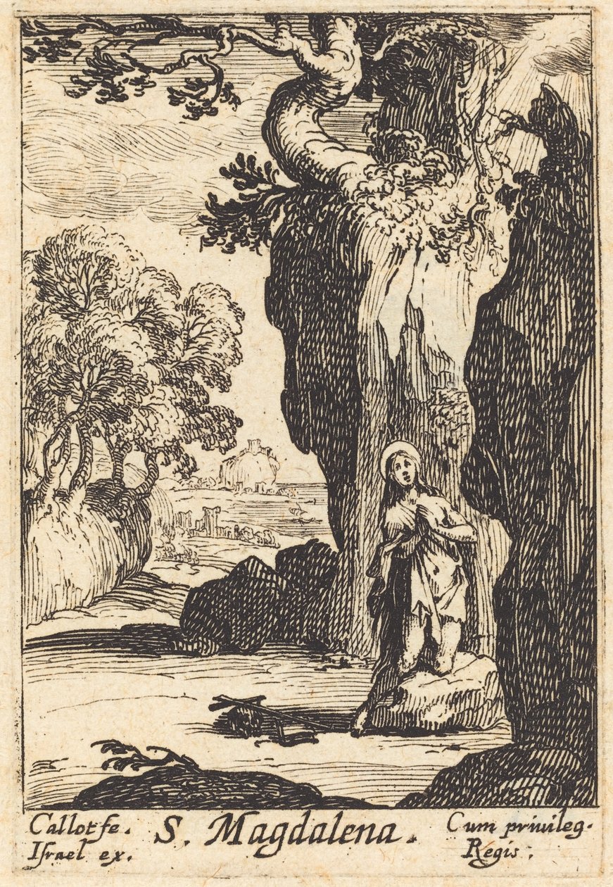 Sankt Maria Magdalena af Jacques Callot