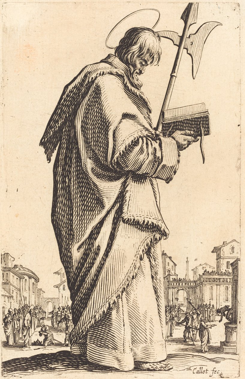 Sankt Matthias af Jacques Callot