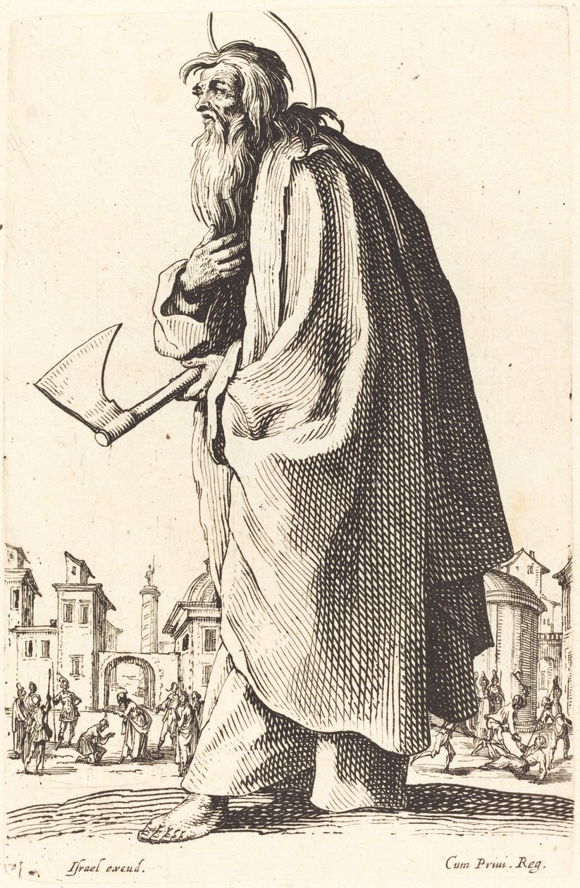 Sankt Thaddeus, udgivet 1631. af Jacques Callot