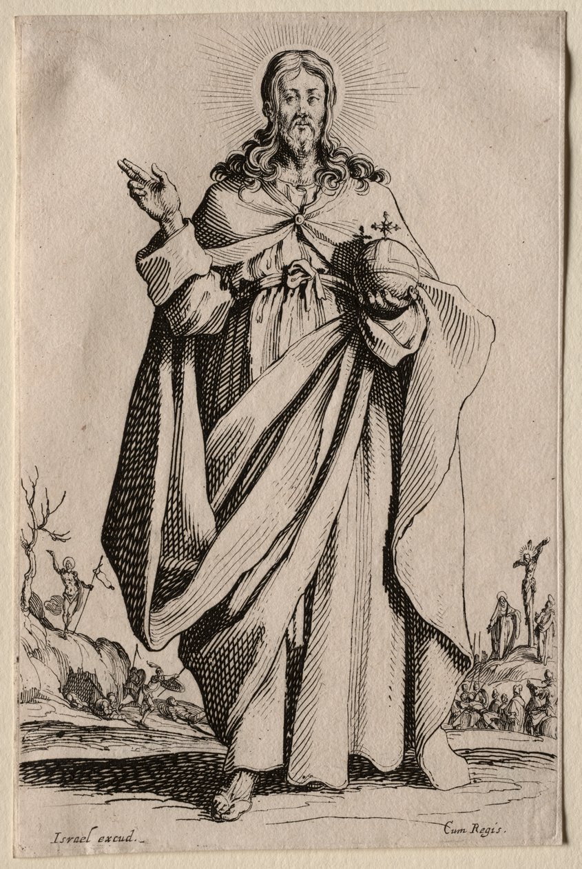 Ikoner af den hellige jomfru Maria af Frelseren / Les Grands Apôtres (De store apostle): Frelseren af Jacques Callot