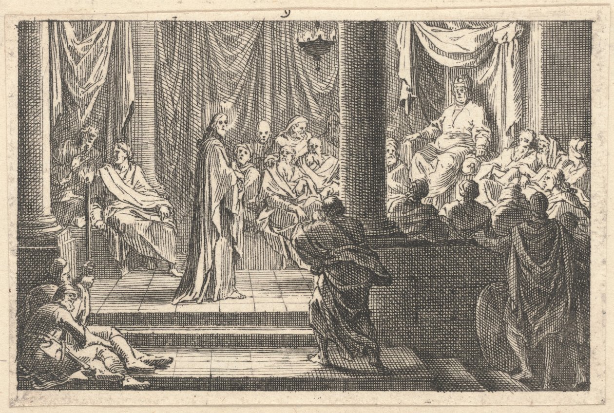 Scene from the Passion (etching) af Jacques Callot