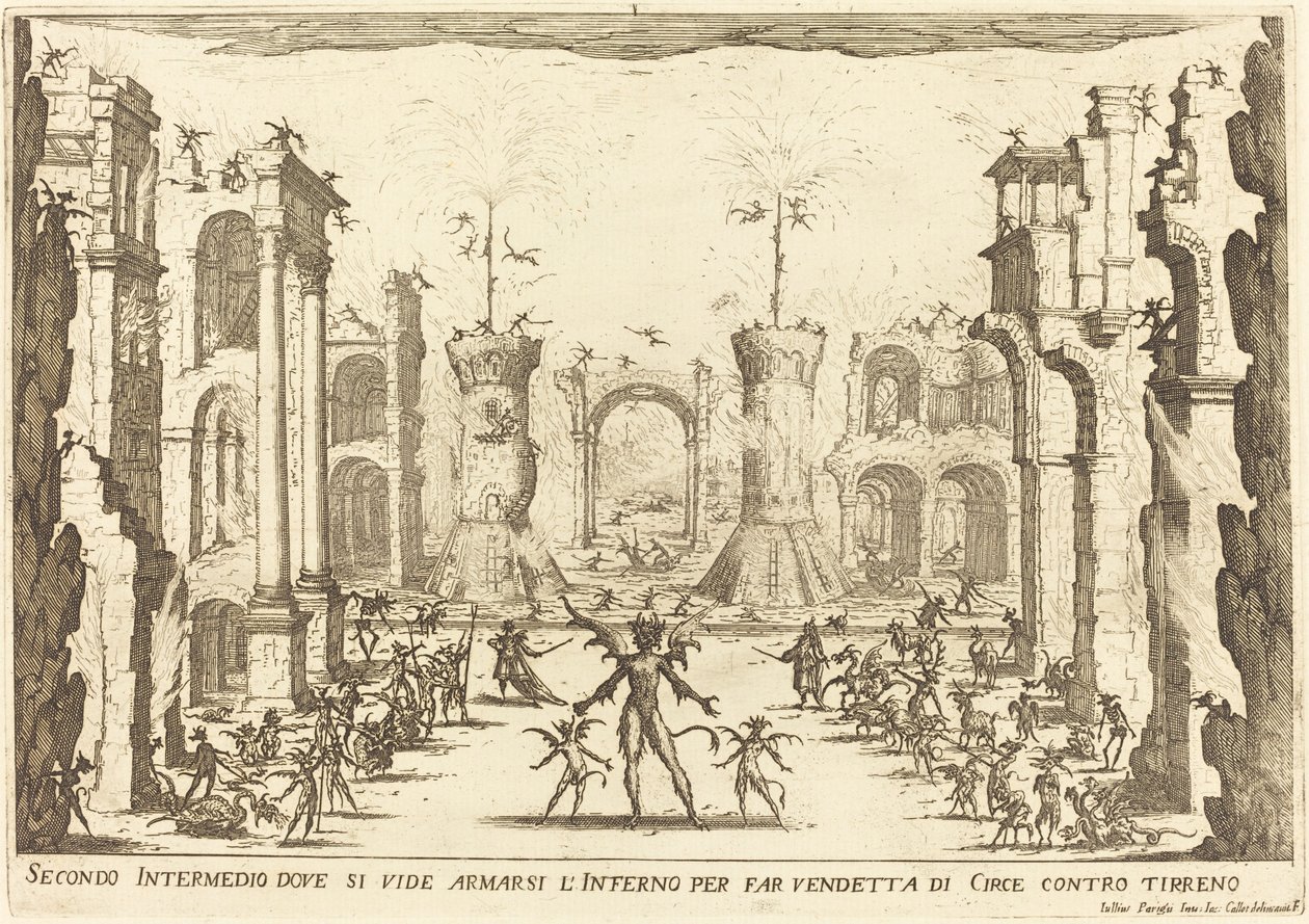 Andet intermezzo af Jacques Callot