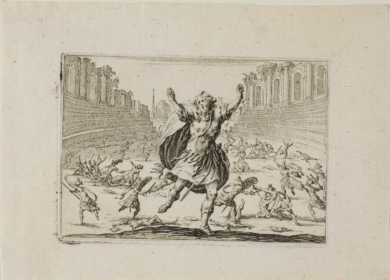 Skirmish in the Circus, fra The Caprices af Jacques Callot
