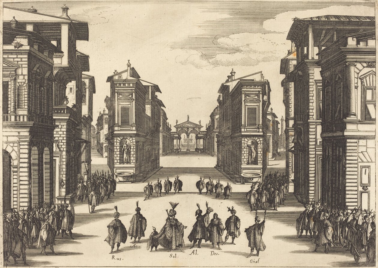 Suleiman, akt IV af Jacques Callot