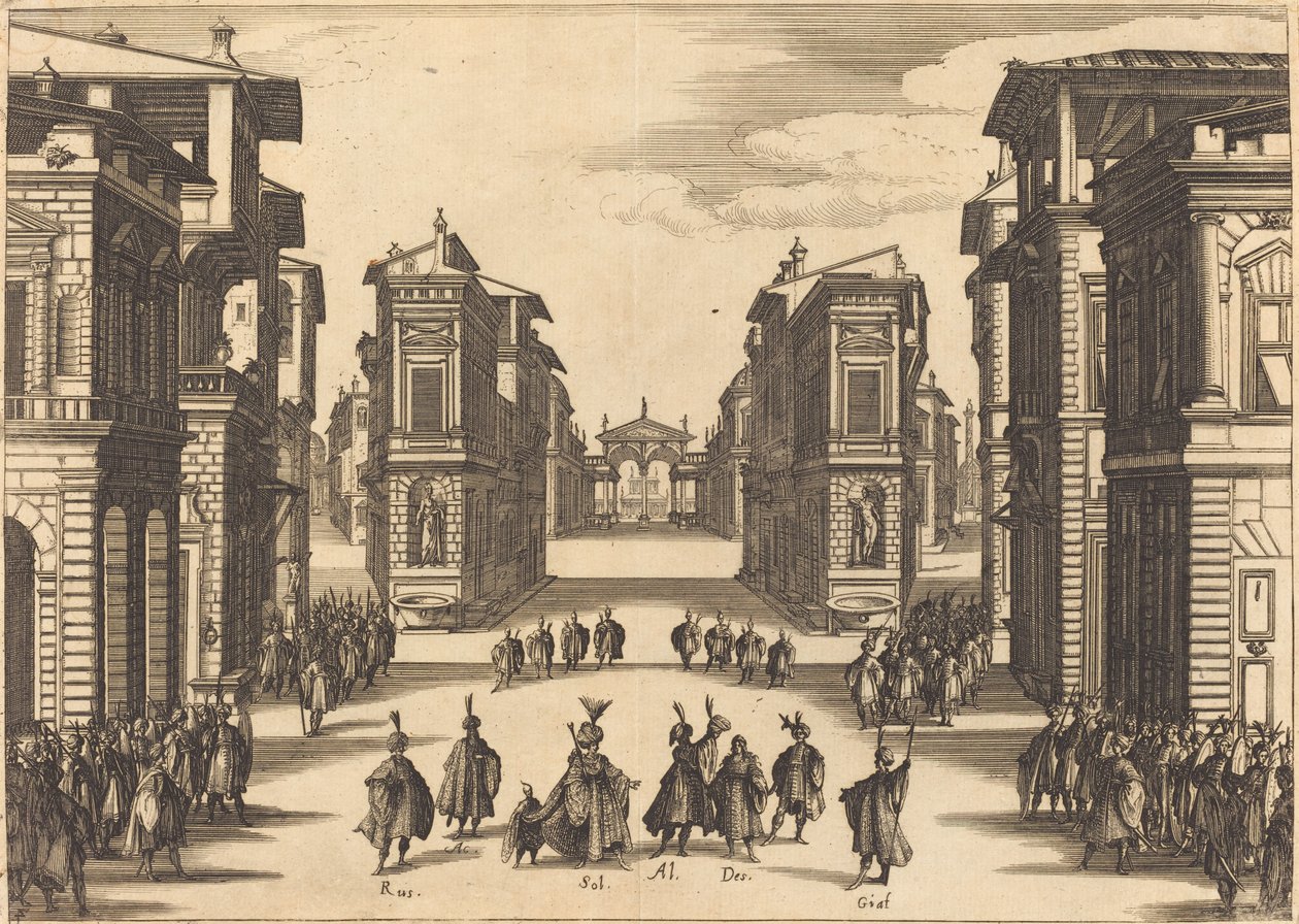 Suleiman, akt IV af Jacques Callot