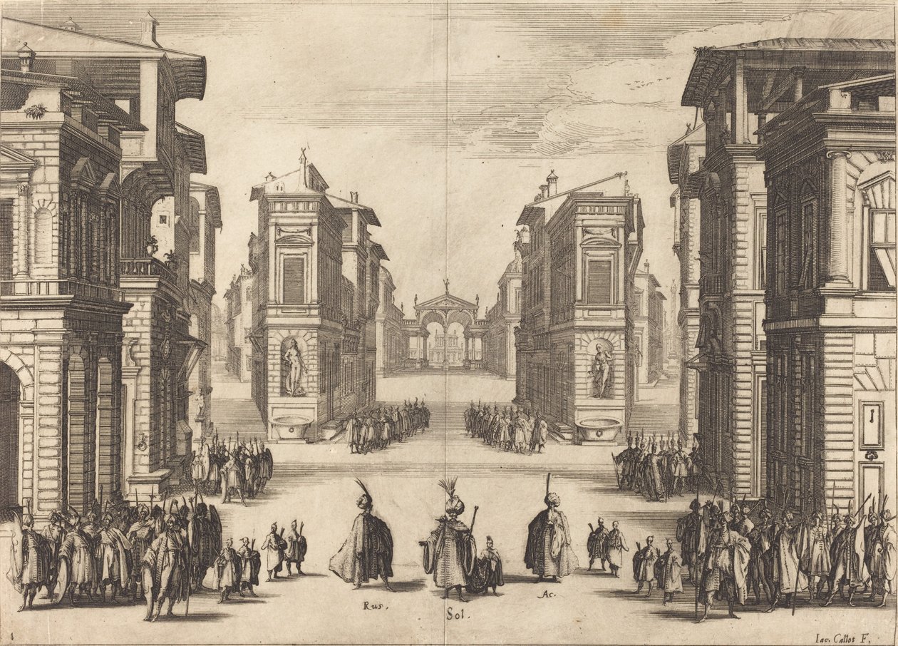 Suleiman, Akt I af Jacques Callot