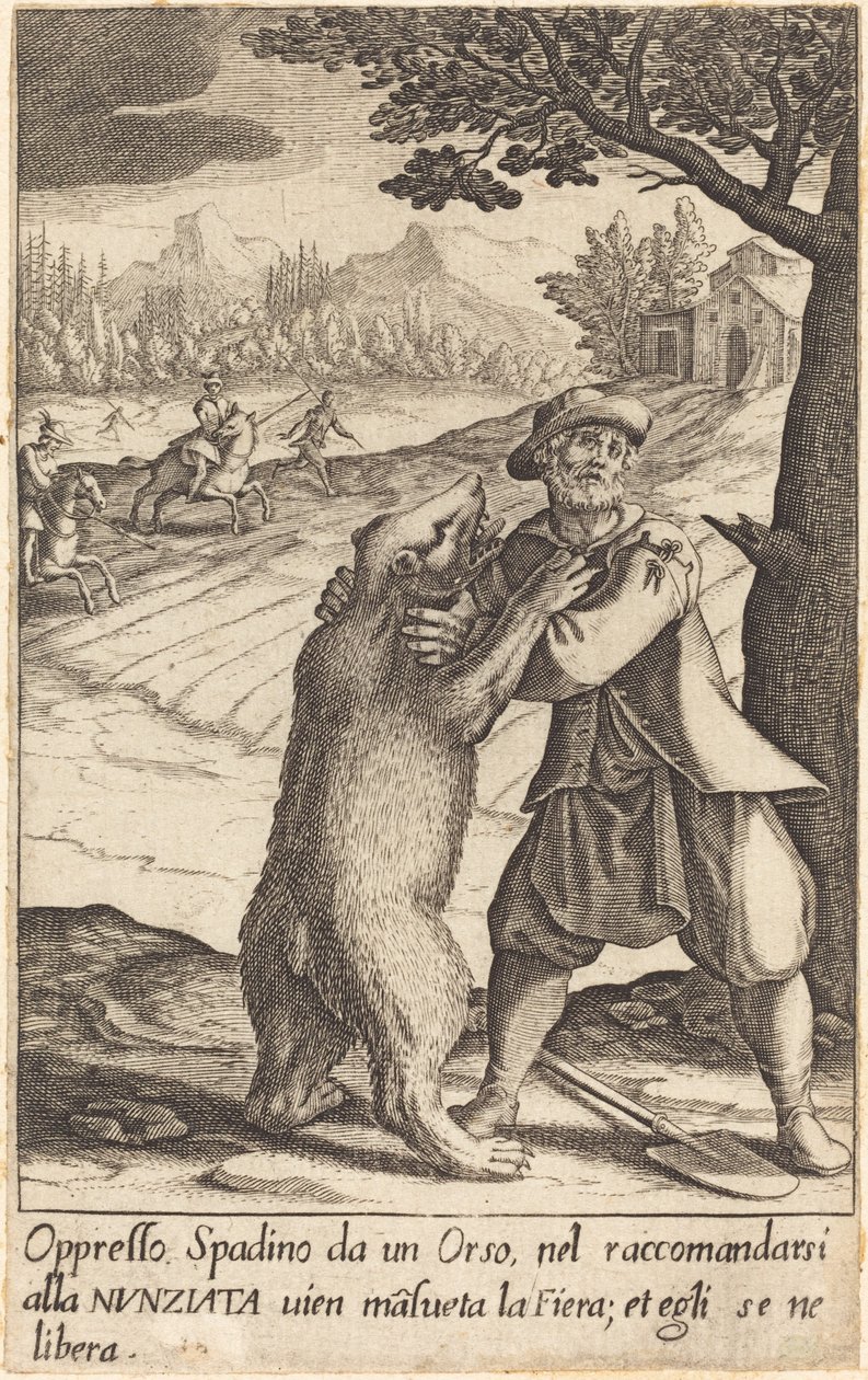 Spadino, 1619. af Jacques Callot