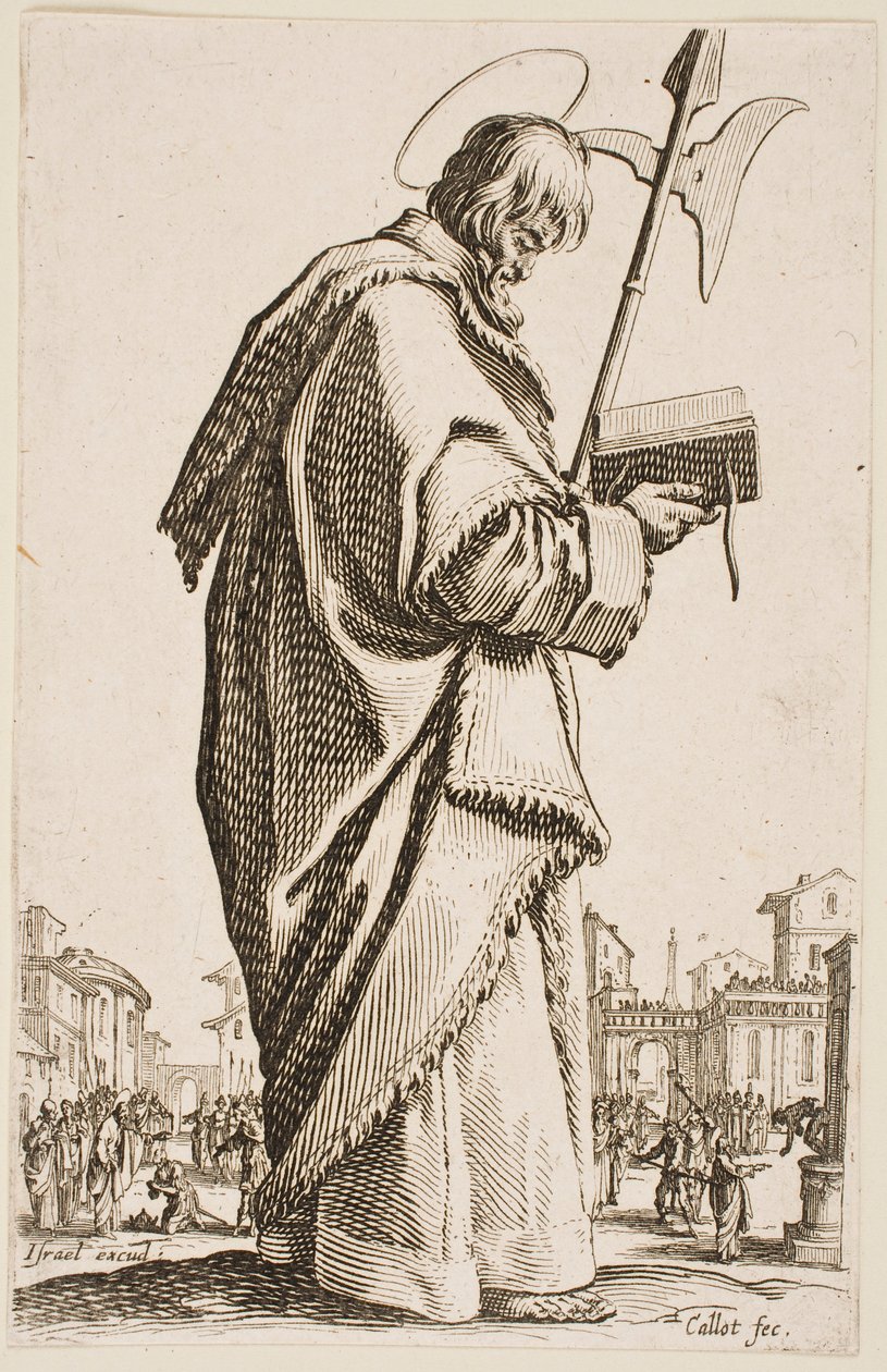 Sankt Matthias, fra serien »De store apostle« af Jacques Callot