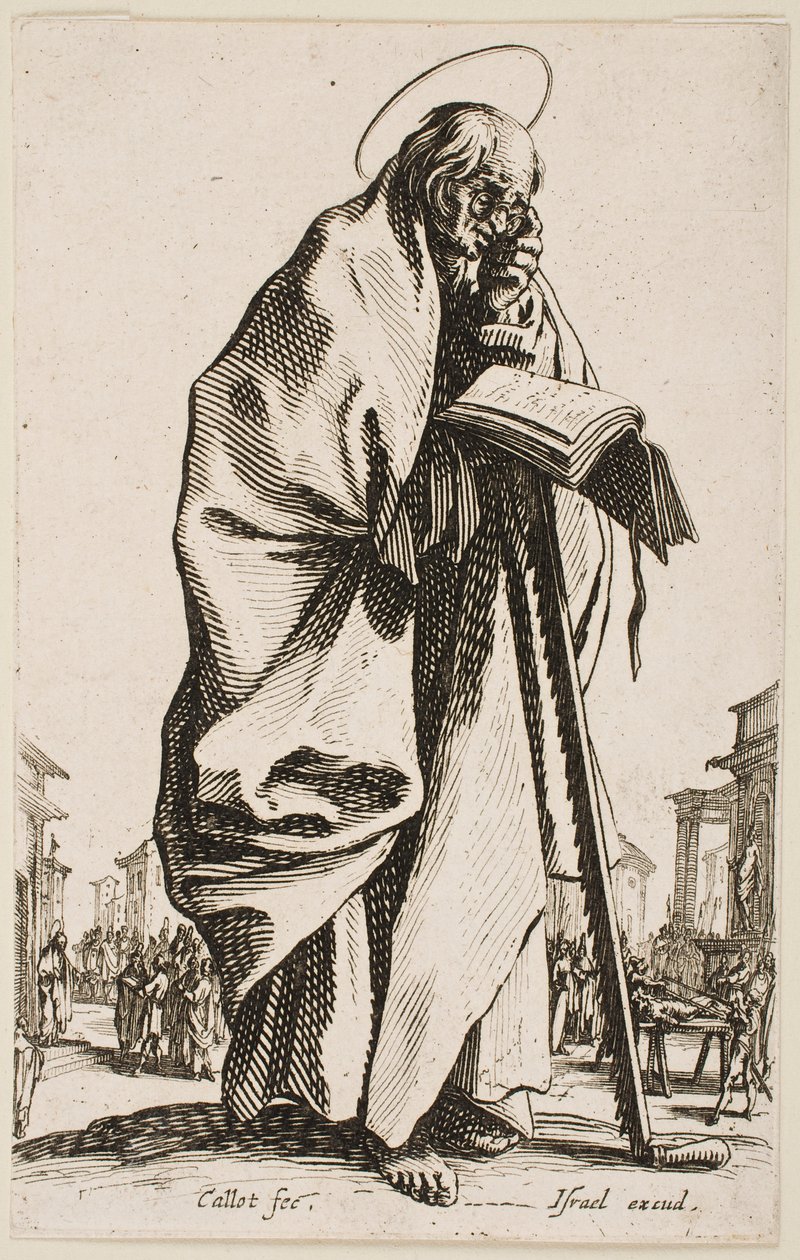 Sankt Simon, fra serien »De store apostle« af Jacques Callot