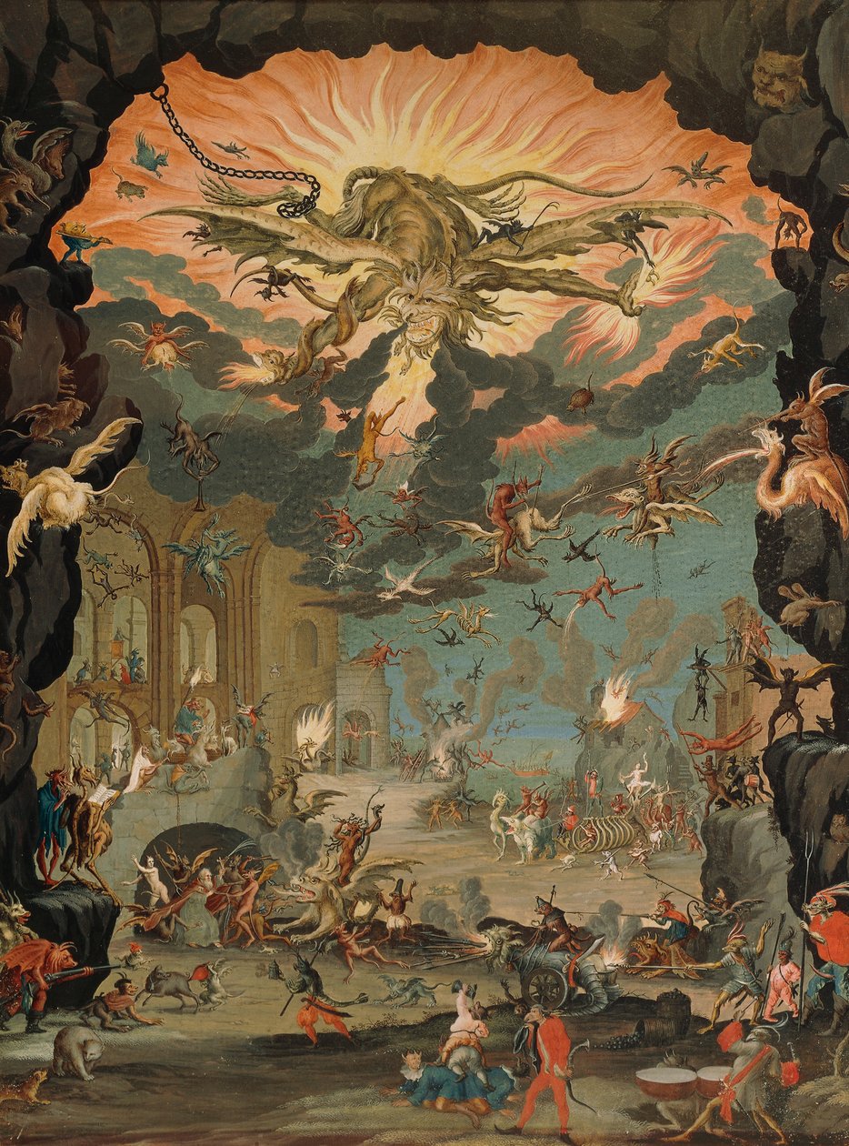 Sankt Antonius fristelse, af Jacques Callot (1592-1635) af Jacques Callot