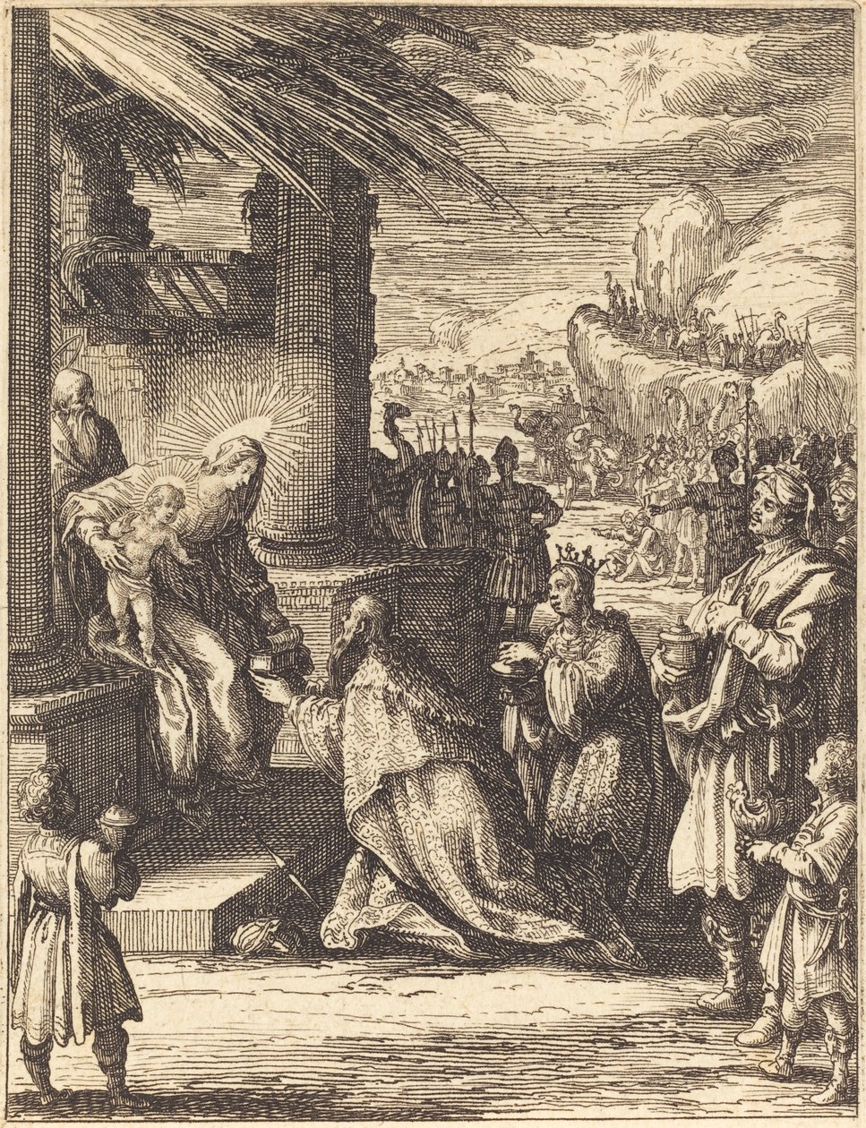 Magiernes tilbedelse af Jacques Callot