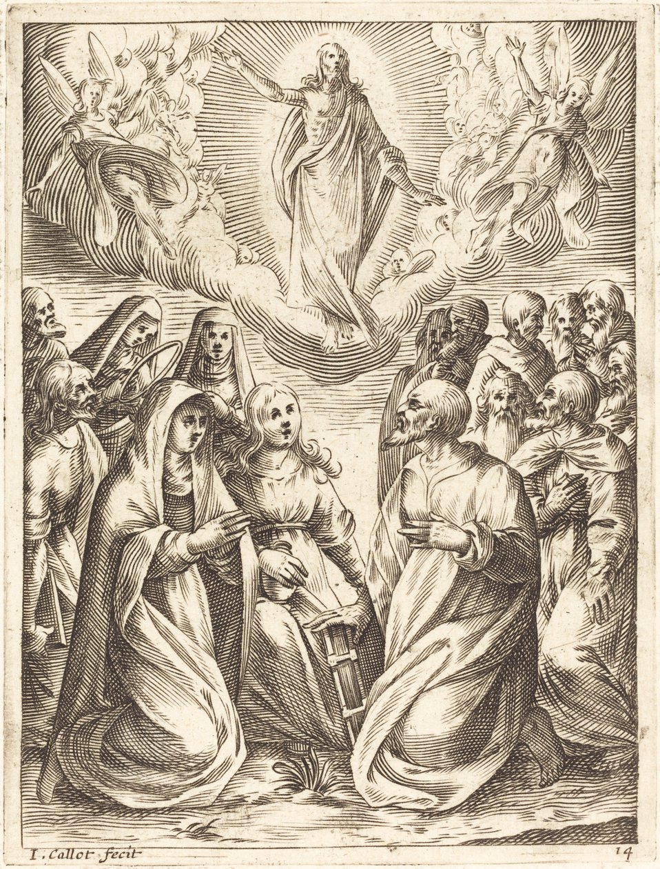 Himmelfarten af Jacques Callot