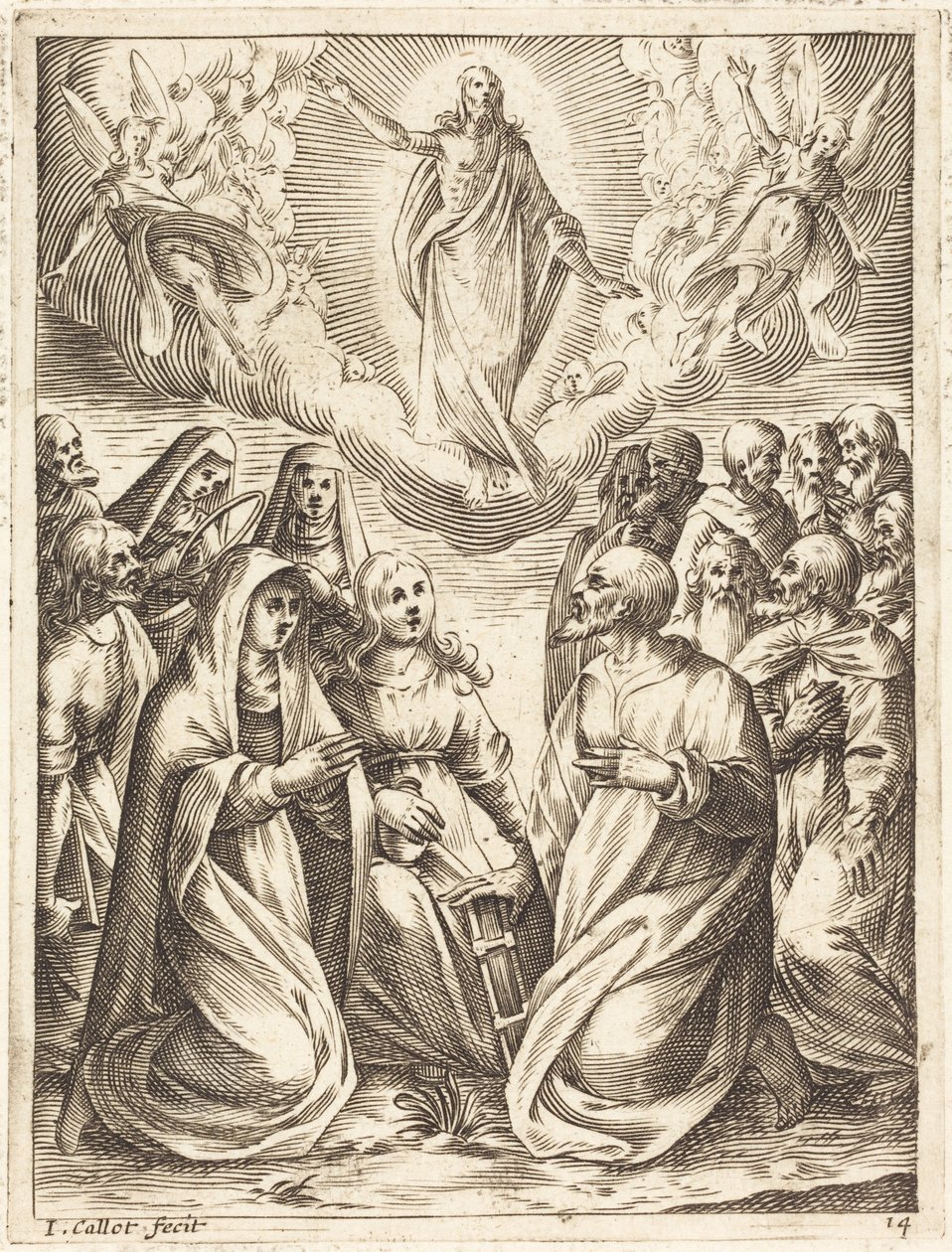 Himmelfarten af Jacques Callot