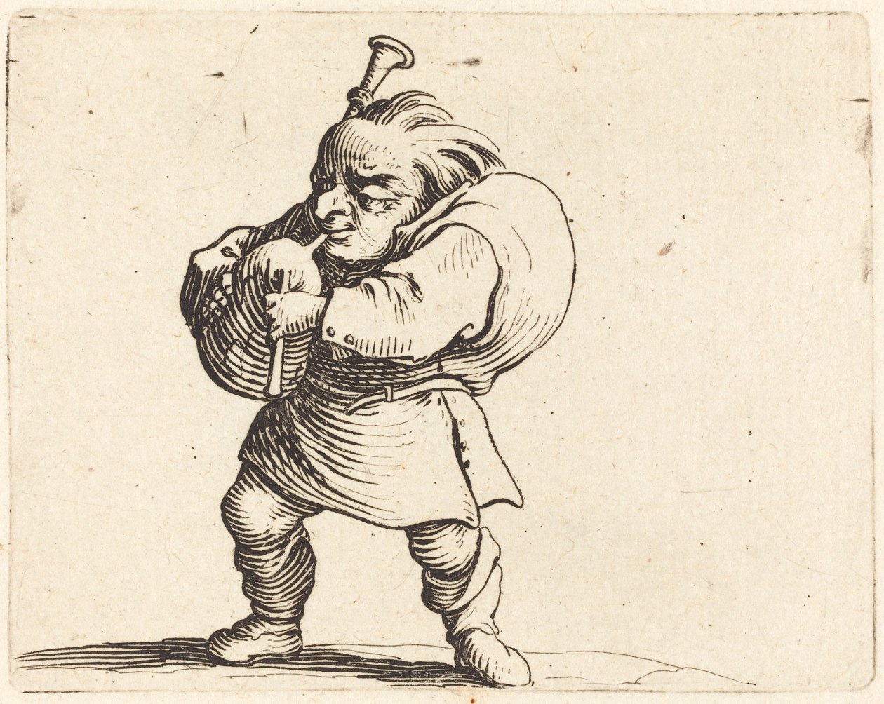 Sækkepibespilleren af Jacques Callot