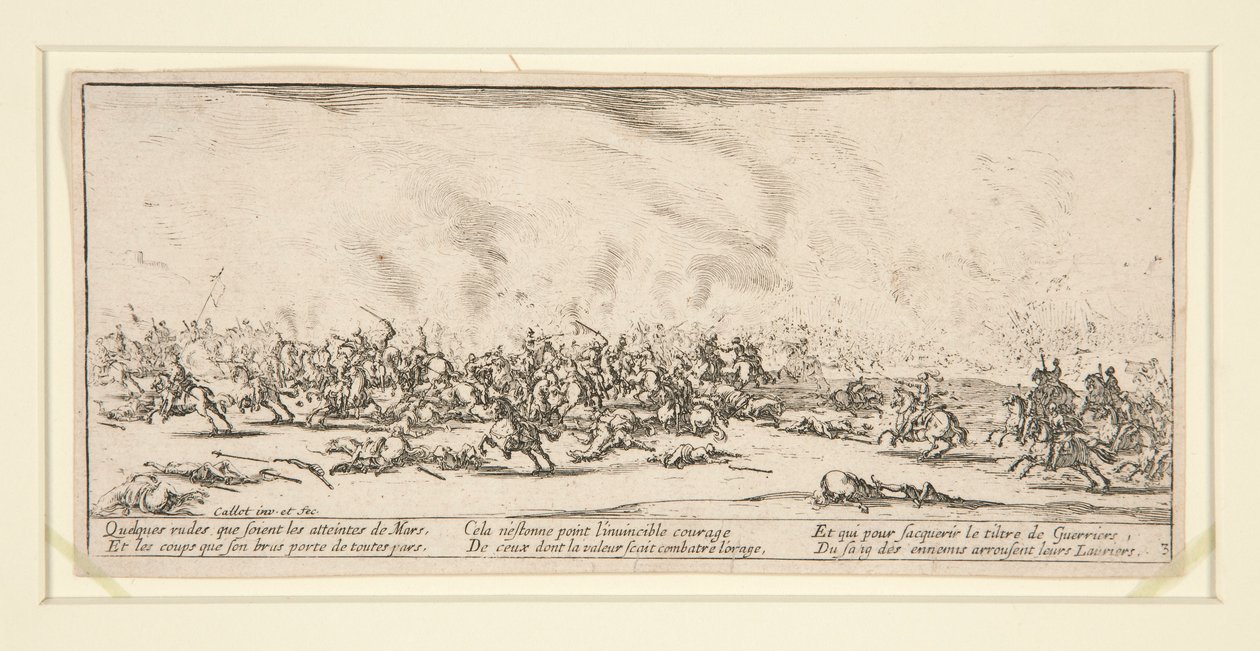 The Battle, fra The Miseries and Disasters of War af Jacques Callot